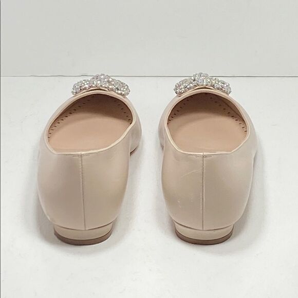 Manolo Blahnik Hangisi 25 Embellished Leather Flats size 36.5 - Picture 5 of 10